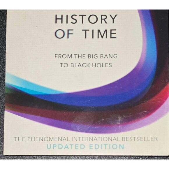 Penguin Book Stephen Hawking A Brief History Of Time Science Bestseller Cosmic - Picture 3 of 6
